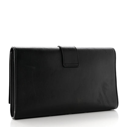 Saint Laurent Calfskin Classic Y Ligne Clutch Black 3 of 8