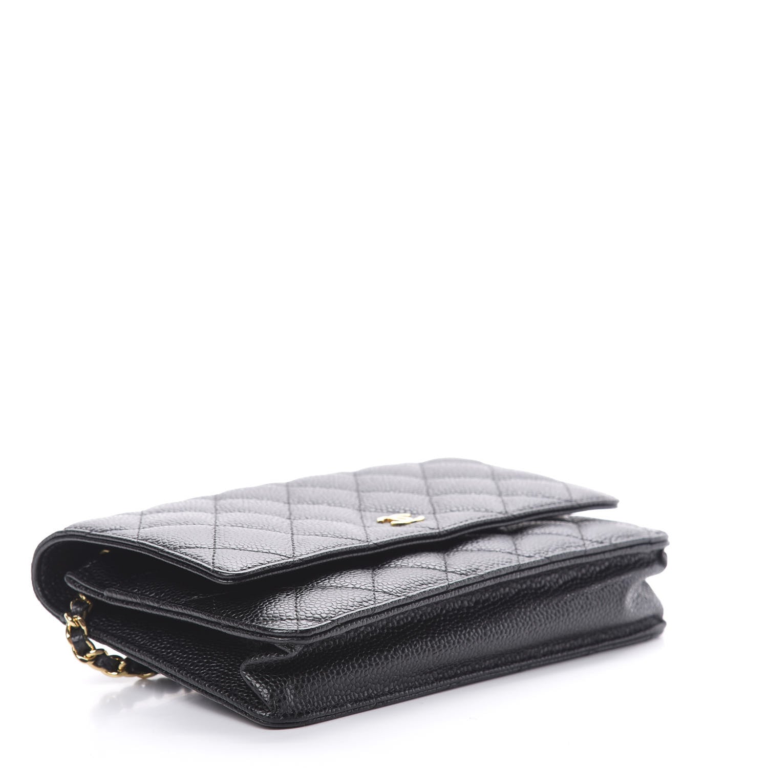 Chanel Caviar Quilted Wallet On Chain WOC Black 4 of 12