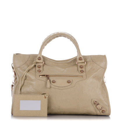 Balenciaga Agneau Giant 12 Rose Gold Hardware City Latte Beige 1 of 8