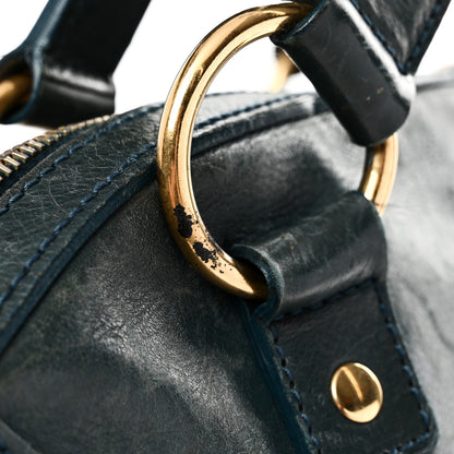 Saint Laurent Calfskin Large Muse Turquoise 12 of 13