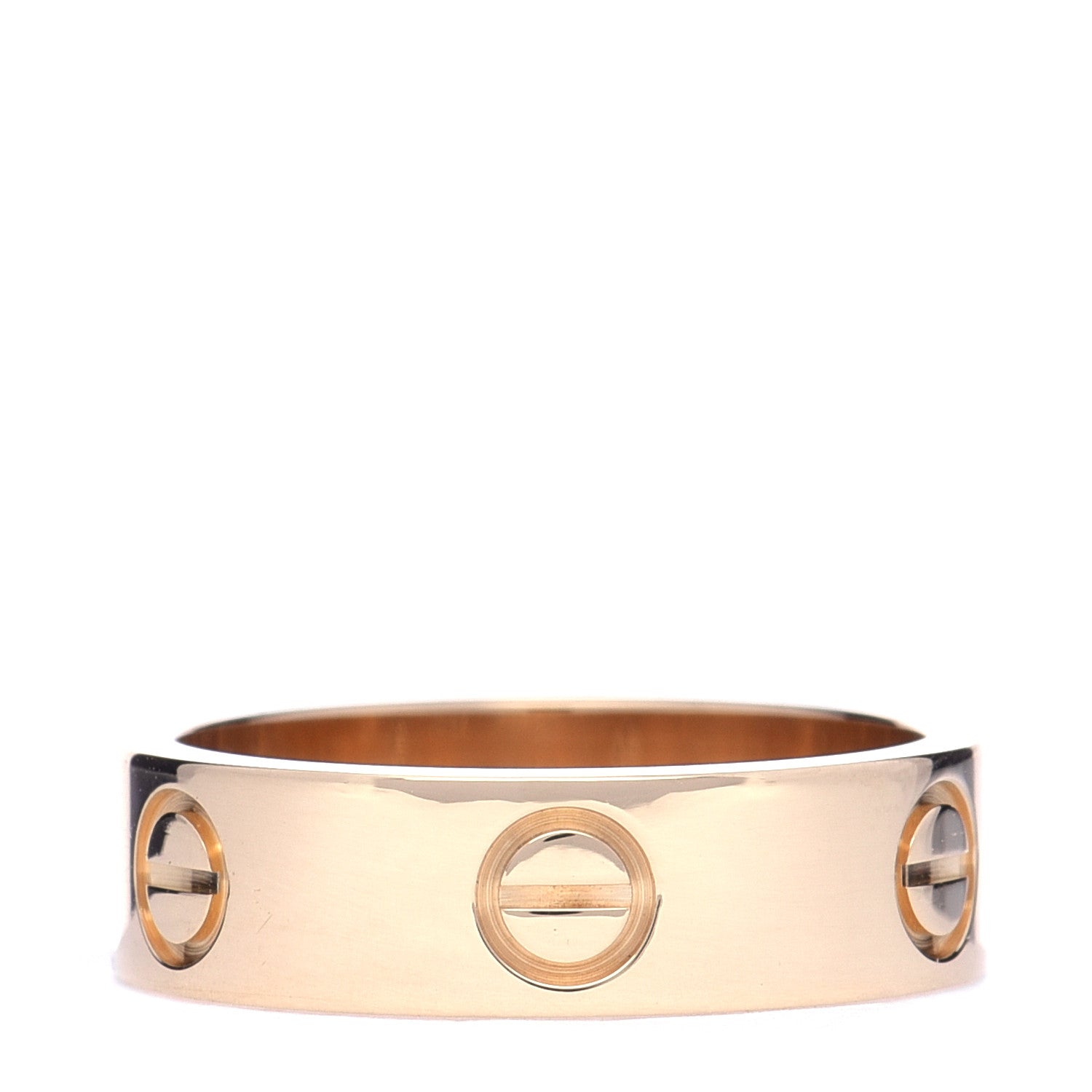 Cartier 18K Yellow Gold 5.5mm LOVE Ring 53 6.25 1 of 5