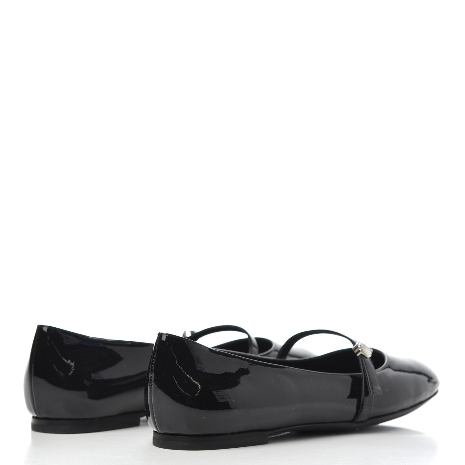 Louis Vuitton Patent Uniformes Ballet Flats 37.5 Black 4 of 10