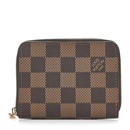 Louis Vuitton Damier Ebene Zippy Coin Purse 1 of 7