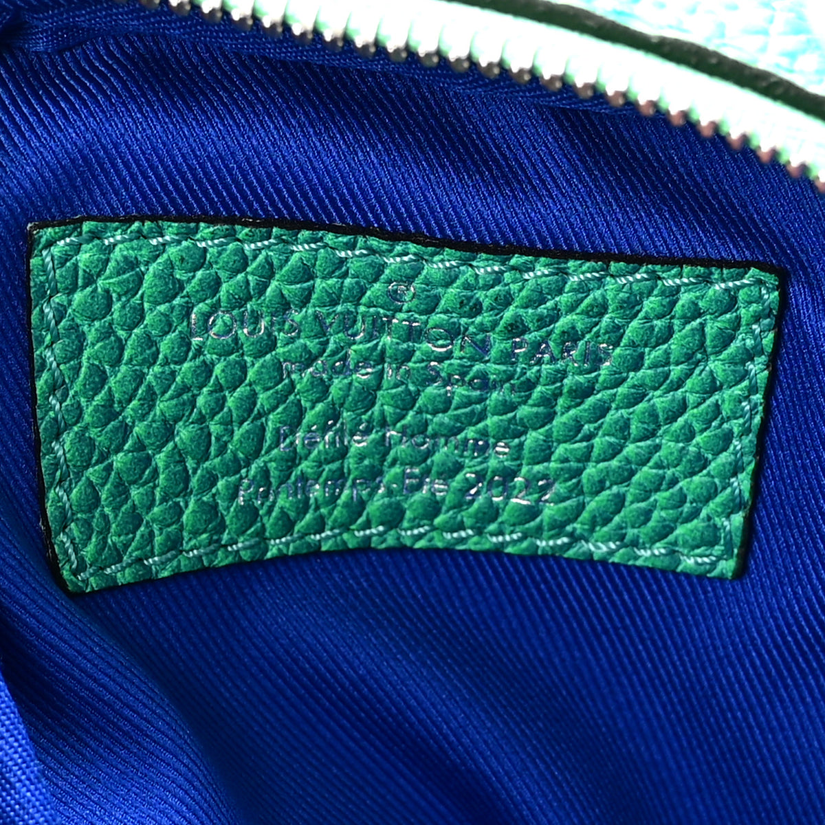 Taurillon Illusion Double Phone Case Bleu Vert