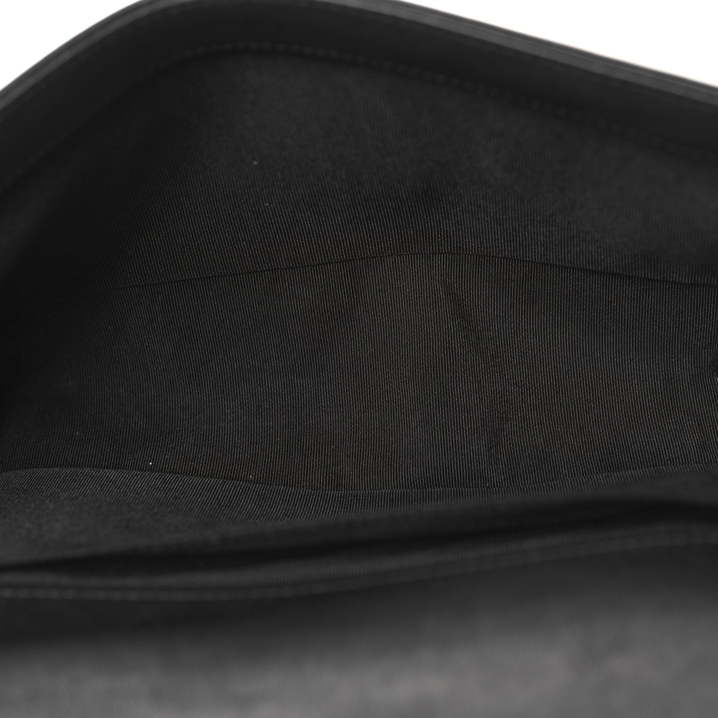Lambskin Chevron Quilted Medium Boy Flap Black
