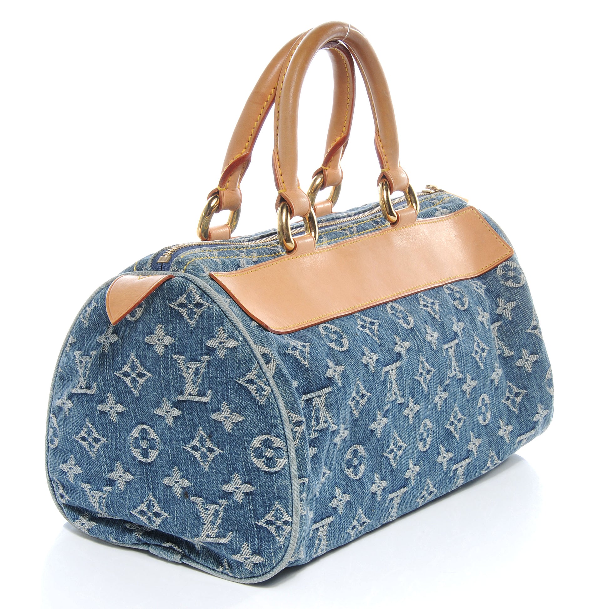 Louis Vuitton Monogram Denim Neo Speedy Blue 3 of 8