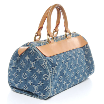 Louis Vuitton Monogram Denim Neo Speedy Blue 3 of 8