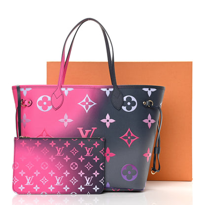 Louis Vuitton Monogram Giant Spring In The City Neverfull MM Midnight Fuchsia 11 of 11