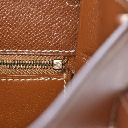 Hermes Courchevel Kelly Retourne 35 Gold 15 of 34