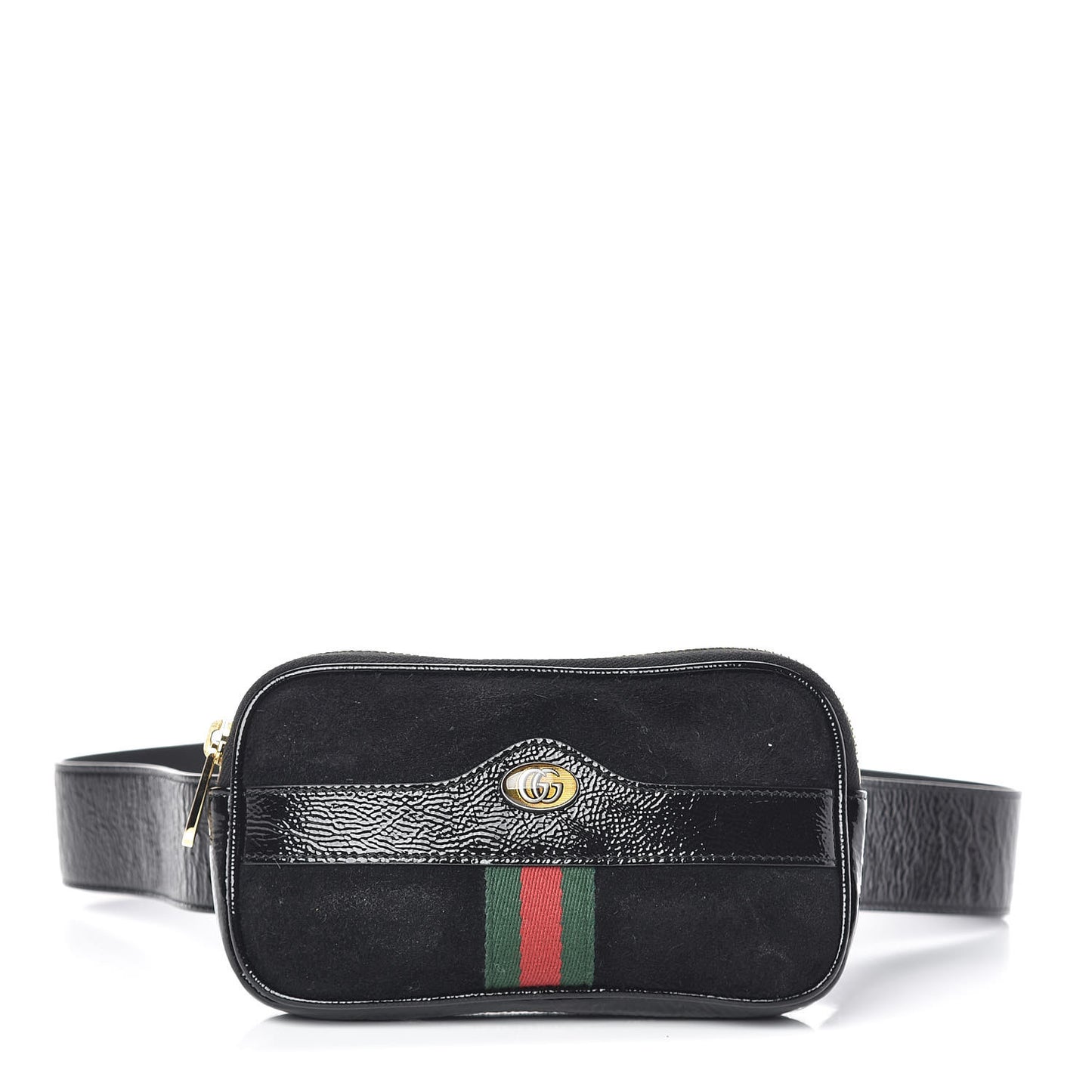 Suede Patent Ophidia Belted iPhone Case 85 34 Black