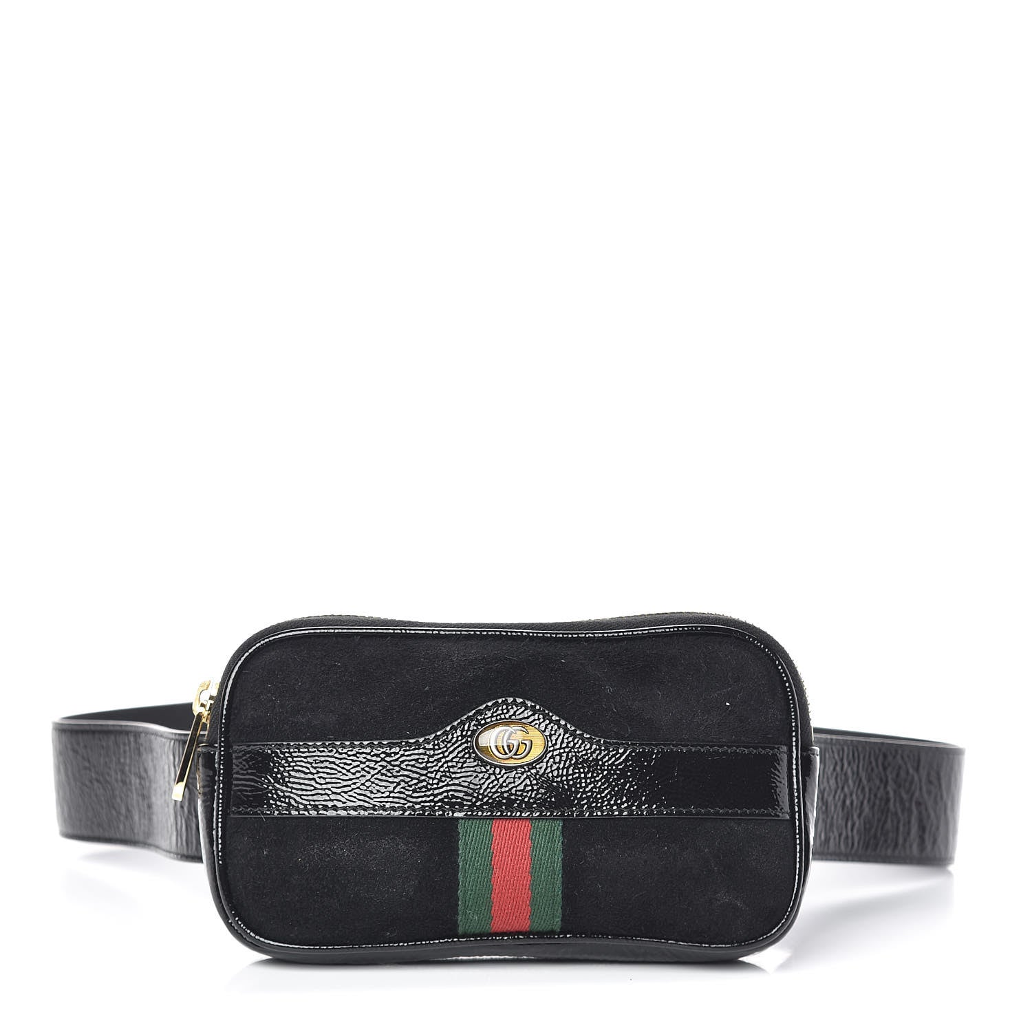 Gucci Suede Patent Ophidia Belted iPhone Case 85 34 Black 1 of 11