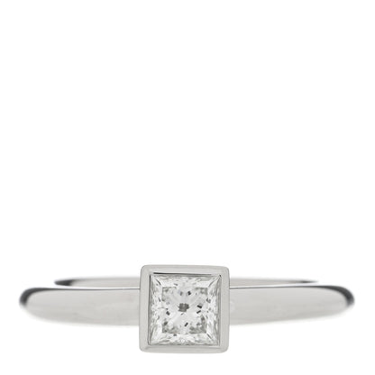 Tiffany Platinum Diamond .43ct Princess Cut Diamond Engagement Ring 52 6 1 of 4