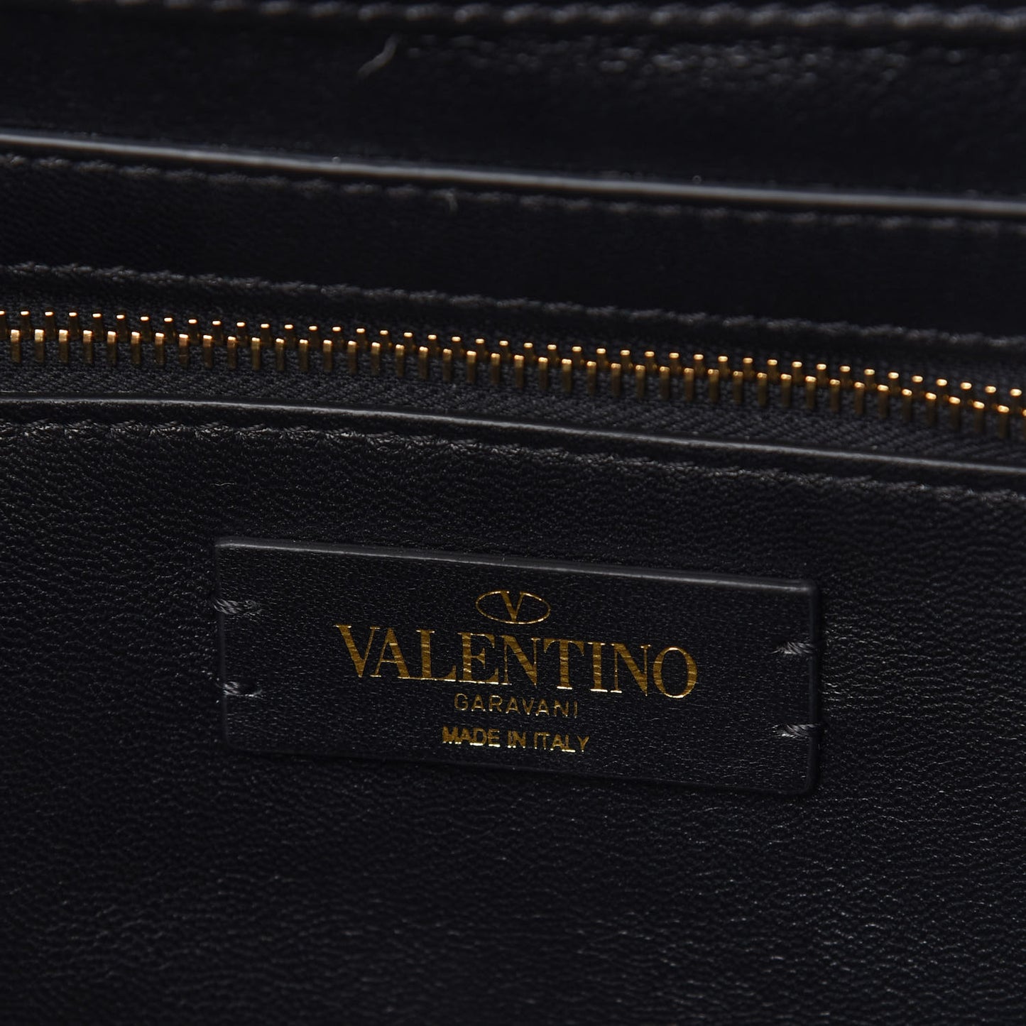 Nappa Large Roman Stud Shoulder Bag Black