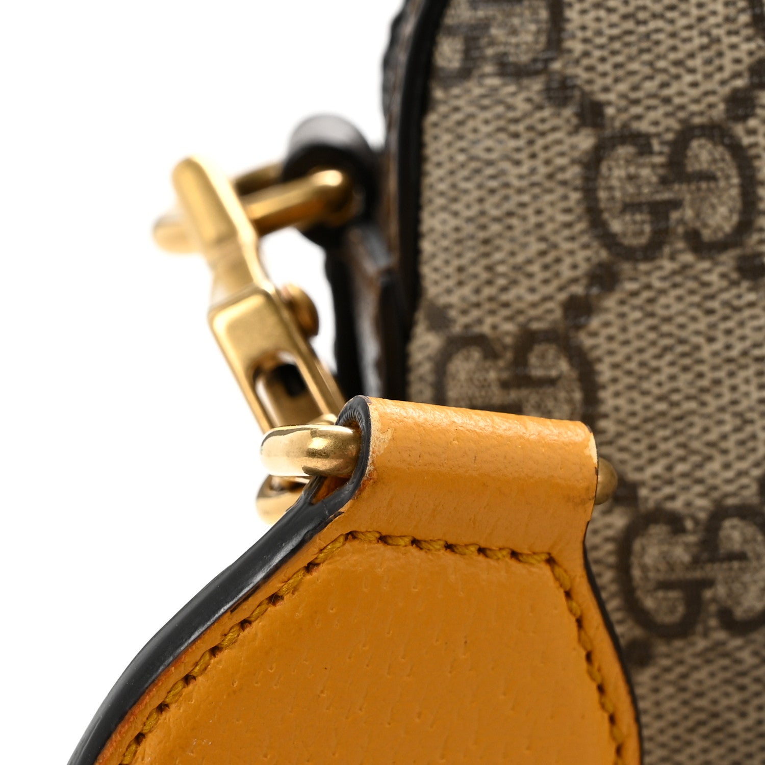 Gucci GG Supreme Monogram Web Neo Vintage Shoulder Bag Beige New Acero Crop 12 of 14