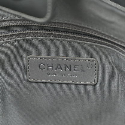 Chanel Metallic Crumpled Calfskin Chain 20s Signe Tote Silver 6 of 10