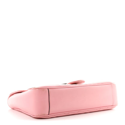 Gucci Calfskin Matelasse Medium GG Marmont Shoulder Bag Wild Rose 4 of 11