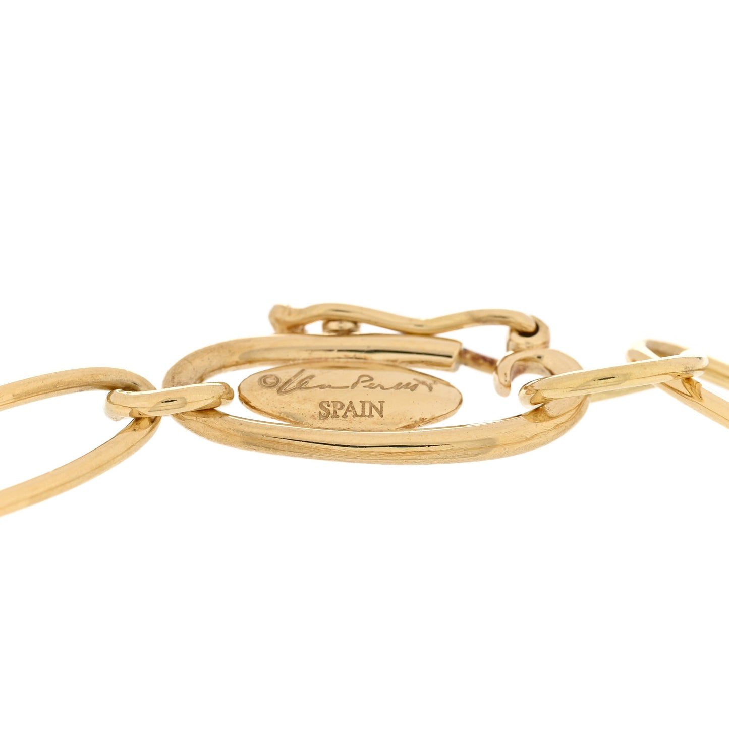 18K Yellow Gold Elsa Peretti Oval Link Bracelet