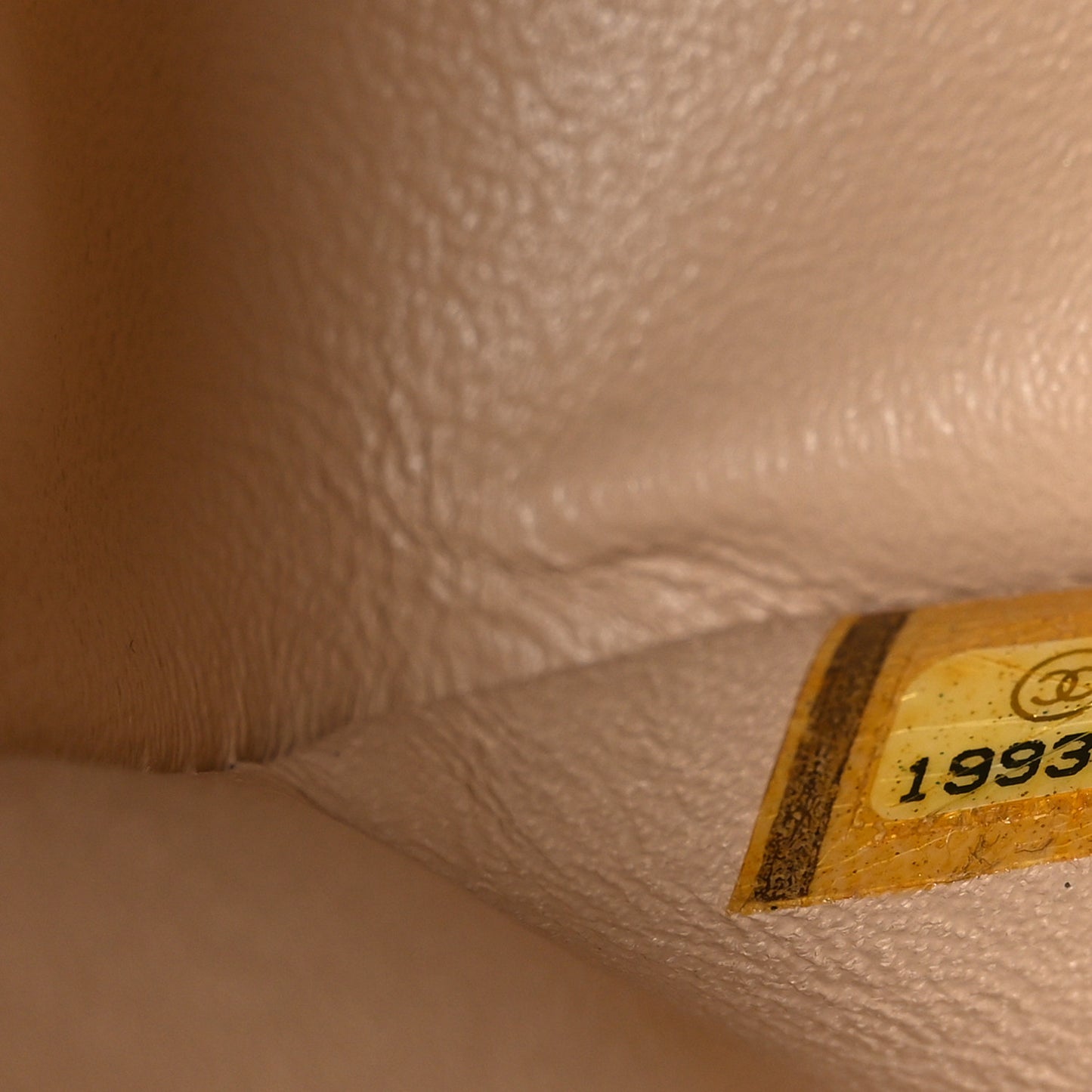 Caviar Quilted Jumbo Double Flap Beige