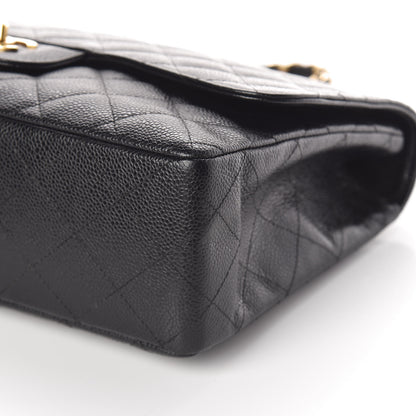 Chanel Caviar Quilted Jumbo Single Flap Black 11 of 12