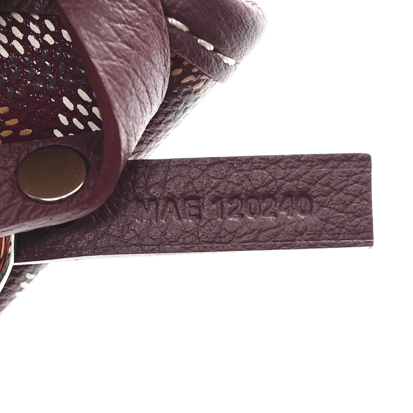 Goyardine Boheme Hobo Burgundy