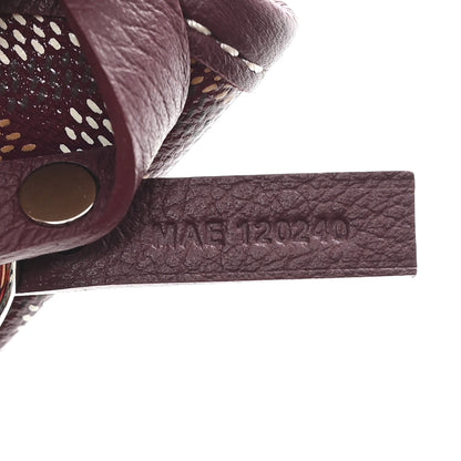 Goyard Goyardine Boheme Hobo Burgundy 8 of 11