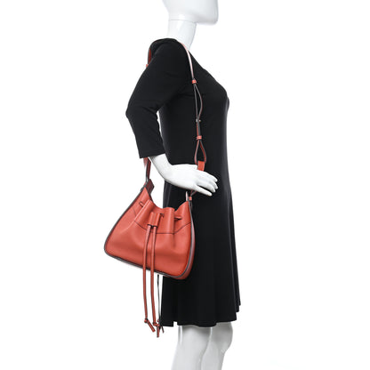 Loewe Calfskin Small Hammock Shoulder Bag Pink Tulip 2 of 10