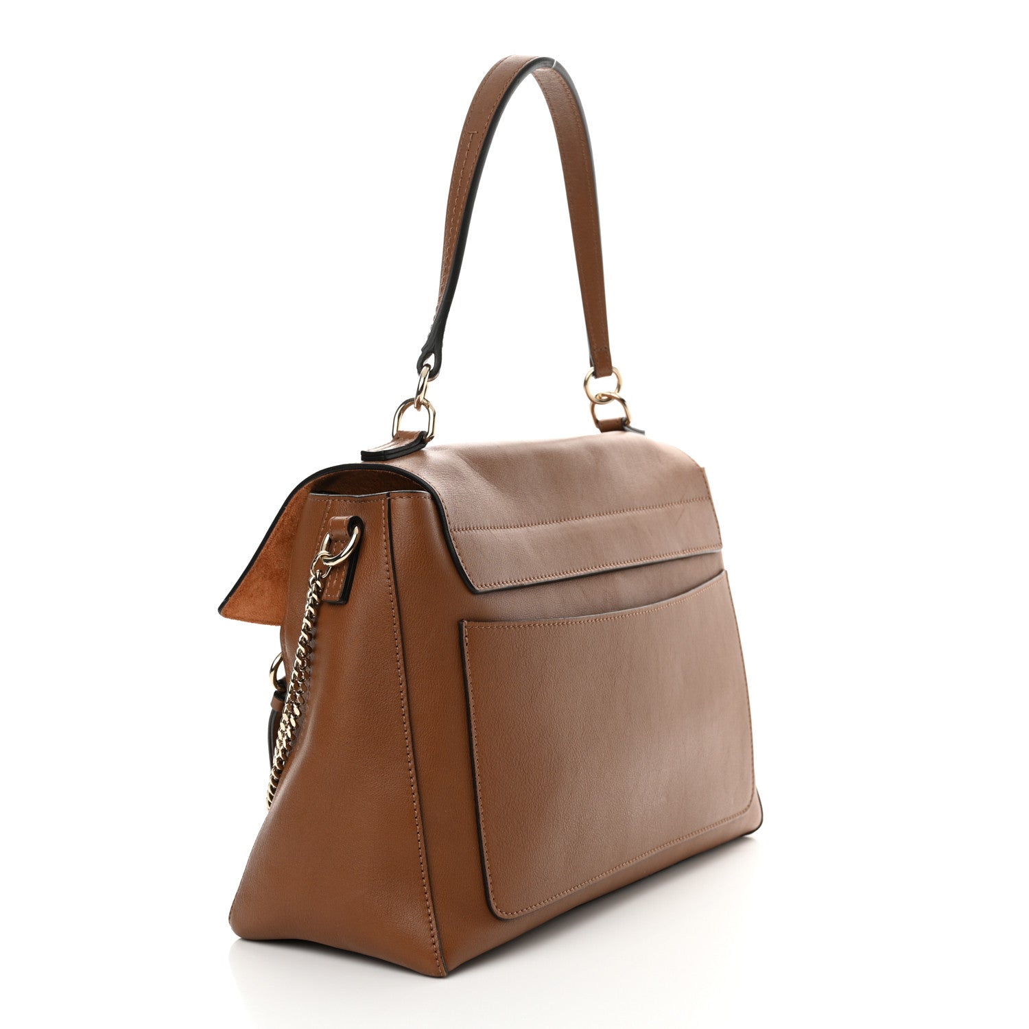 Chloe Calfskin Medium Faye Day Shoulder Bag Tan 3 of 12
