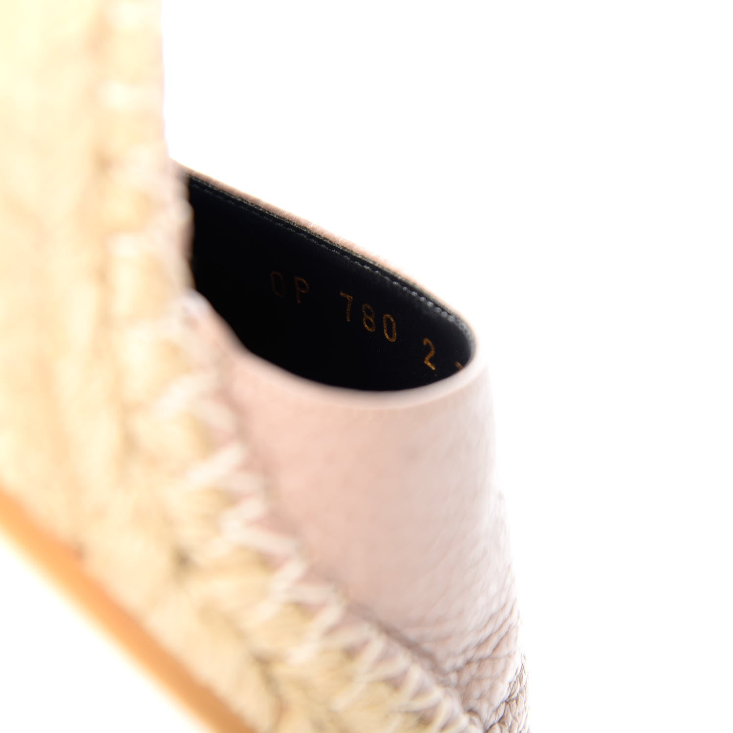 Valentino Garavani Grained Calfskin Rockstud Ankle Wrap Espadrille 15/85mm Wedges 38 Poudre Natural 10 of 10