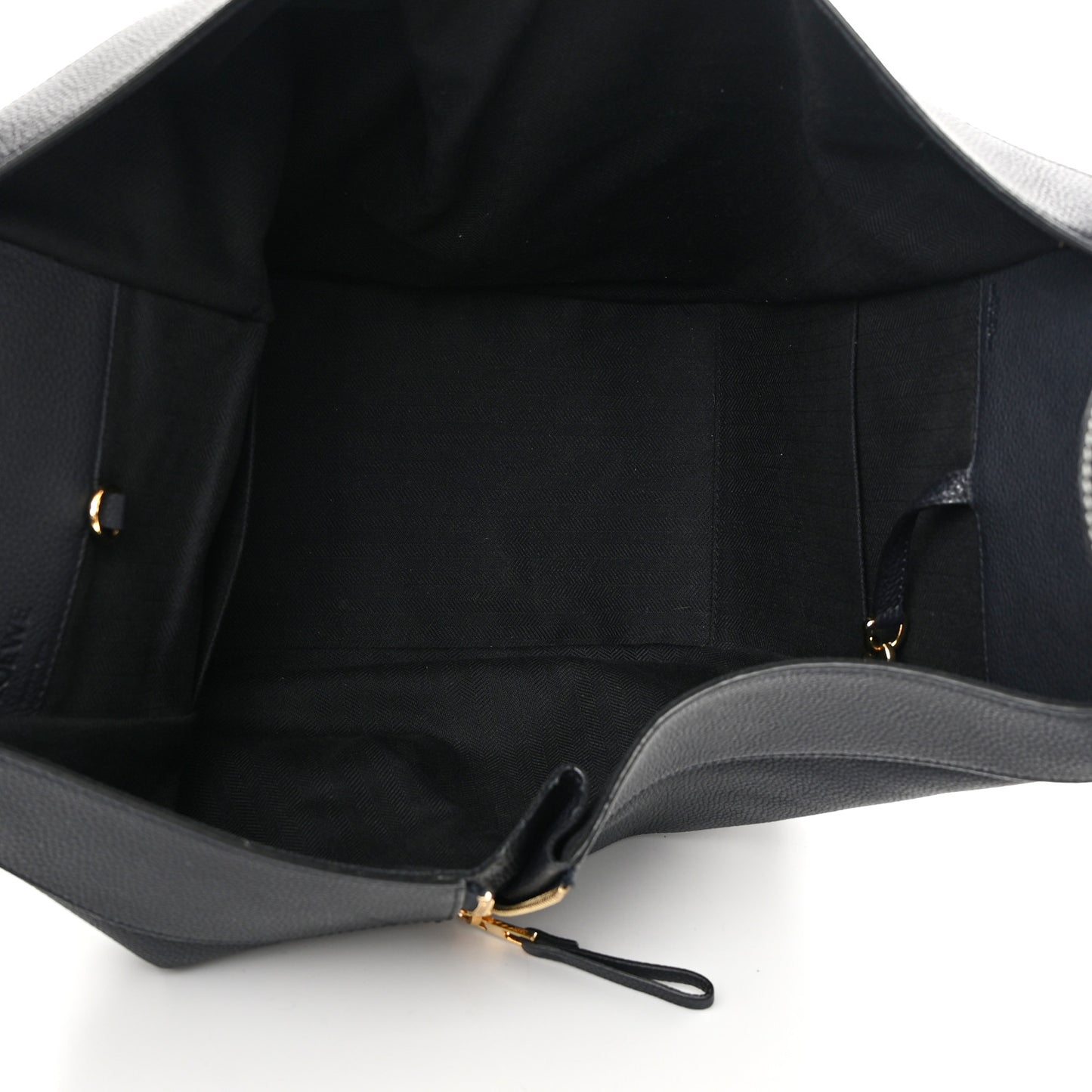 Calfskin Medium Hammock Shoulder Bag Midnight Blue Black