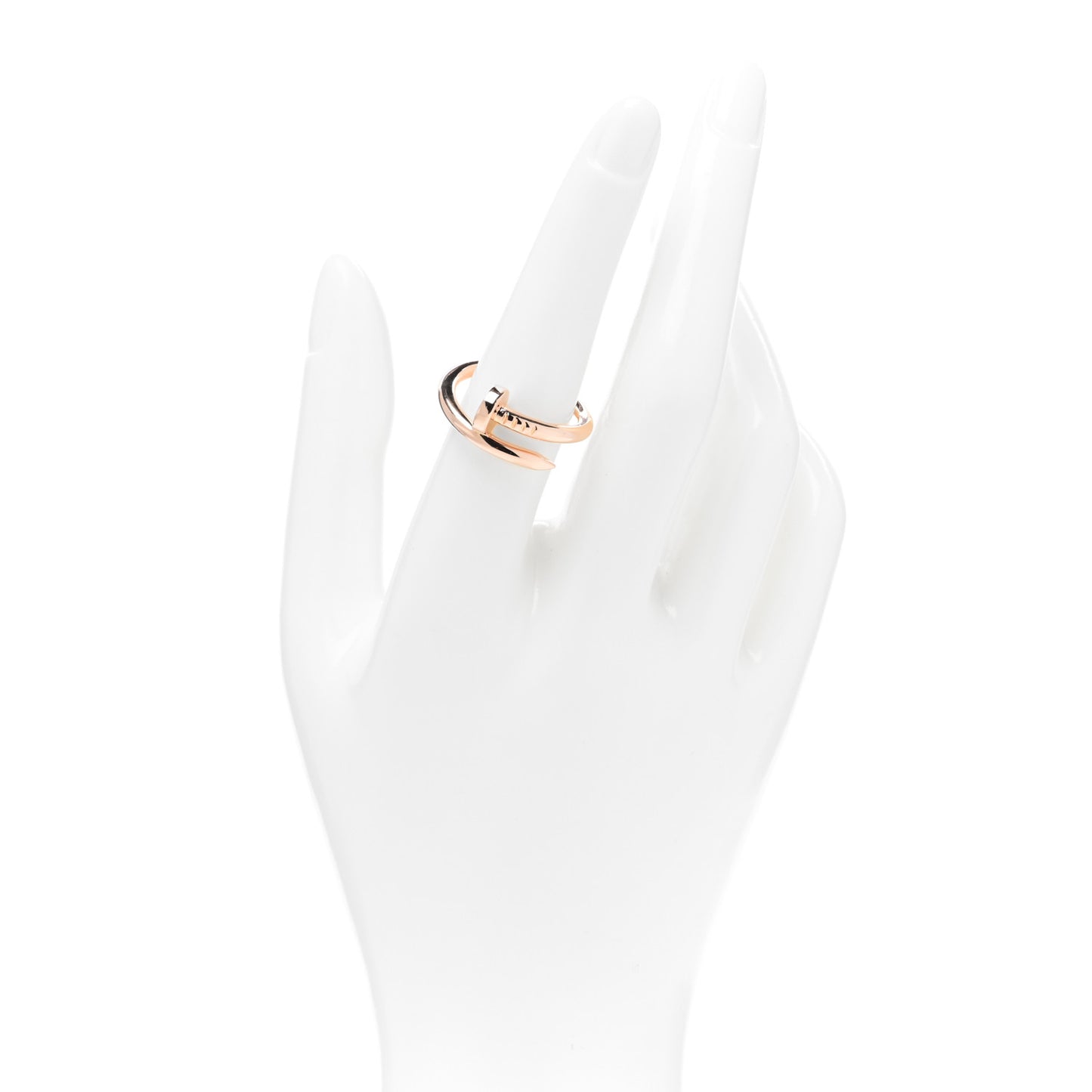 18K Pink Gold Juste Un Clou Ring 56 7.5