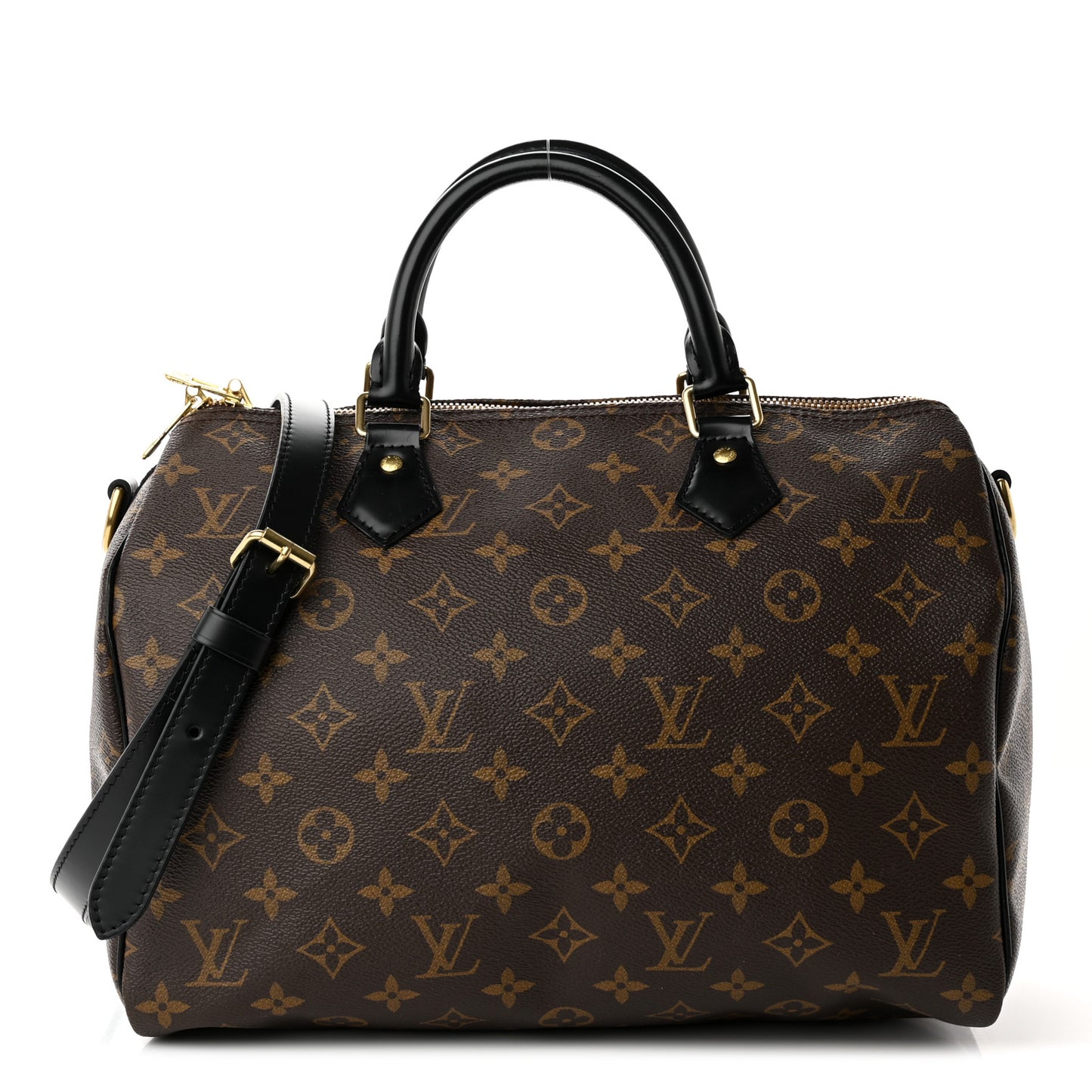 Monogram My World Tour Speedy Bandouliere 30 Black