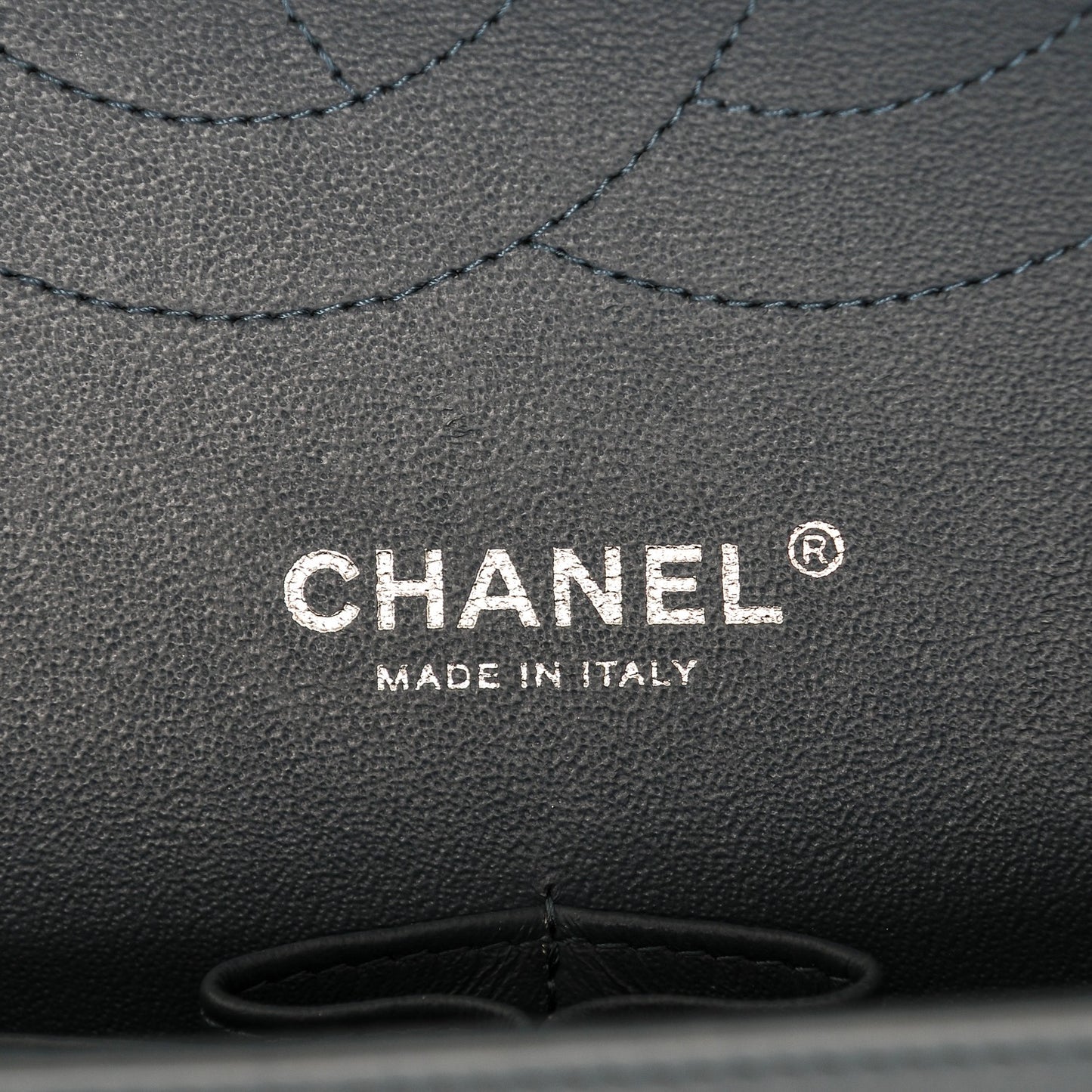 Lambskin Quilted Jumbo Double Flap Blue