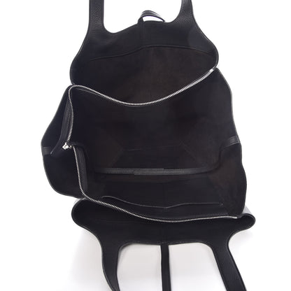 Celine Baby Grained Calfskin Small Tri-Fold Bag Black 5 of 8