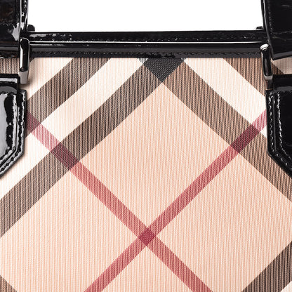 Burberry Supernova Check Regent Tote Black 9 of 20