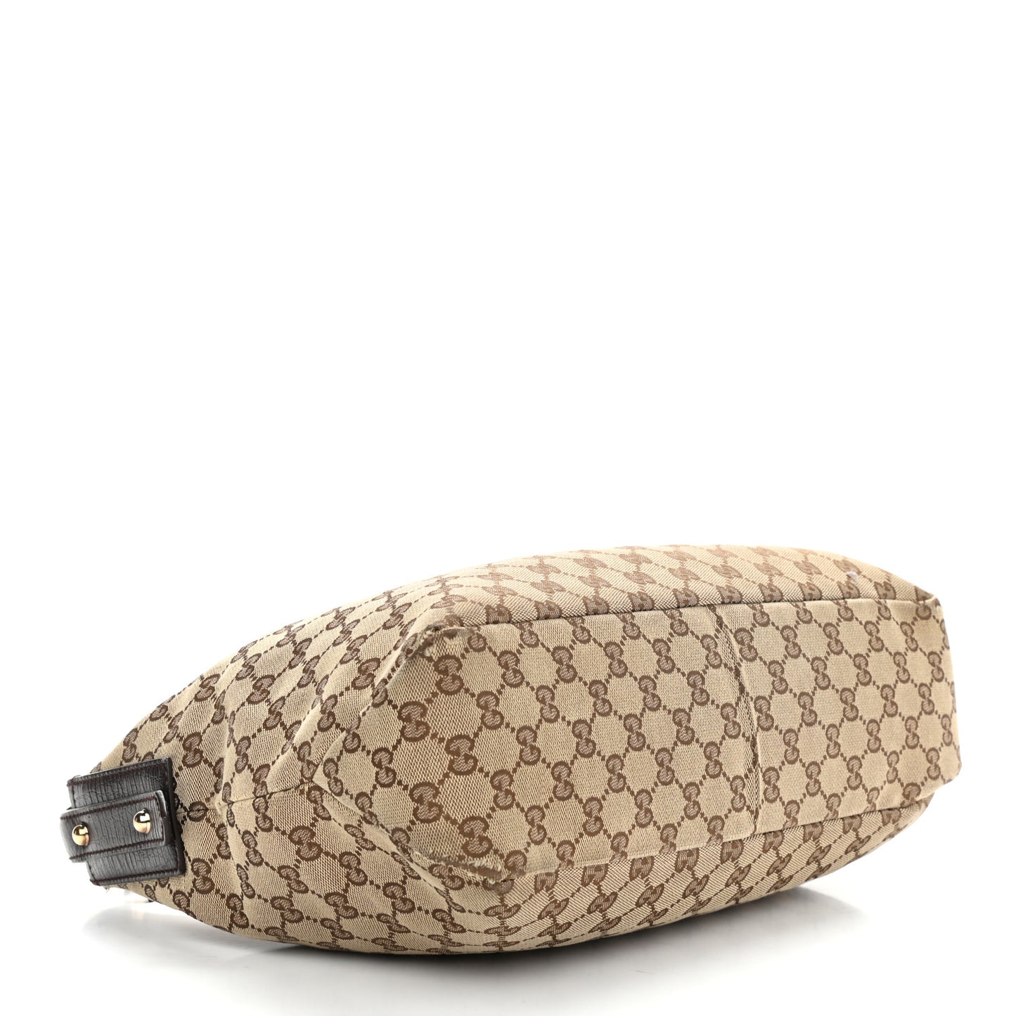 Monogram Medium Horsebit Chain Hobo Dark Brown