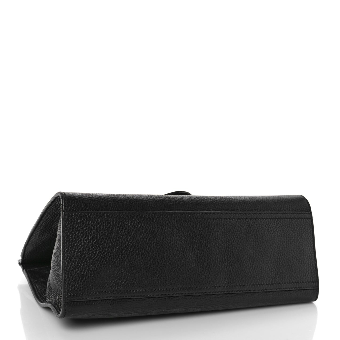 Calfskin Small GG Marmont Top Handle Bag Black