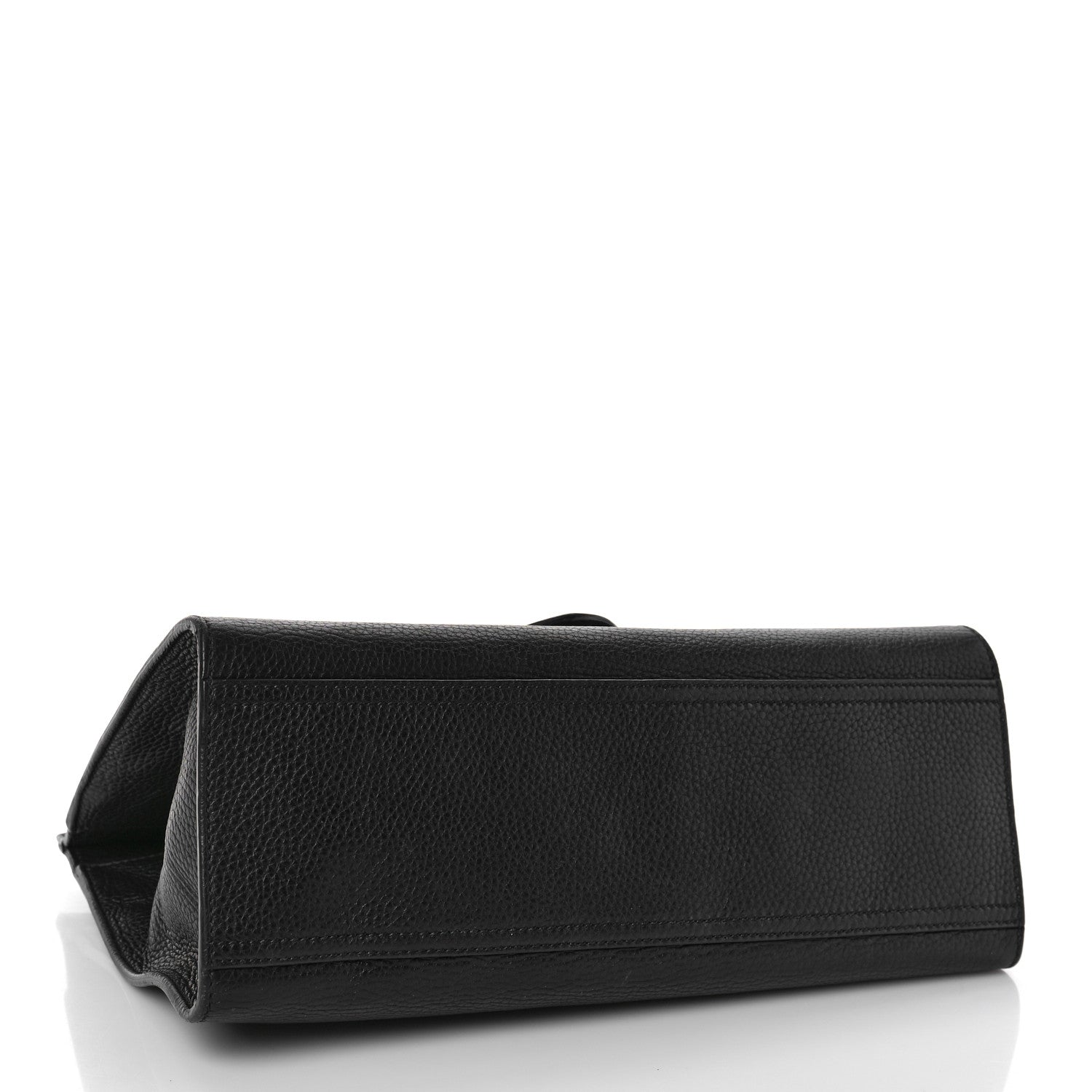 Gucci Calfskin Small GG Marmont Top Handle Bag Black 5 of 13