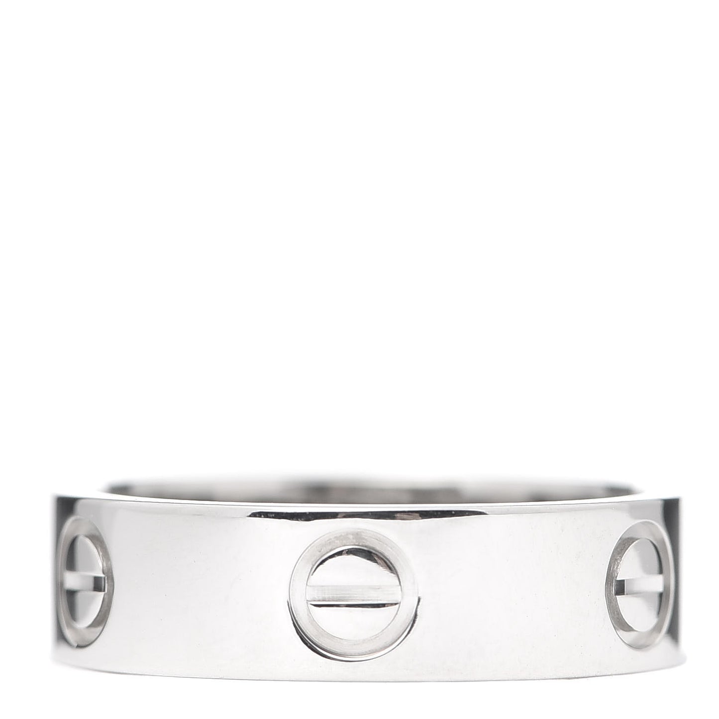 Platinum 5.5mm LOVE Ring 55 7.25