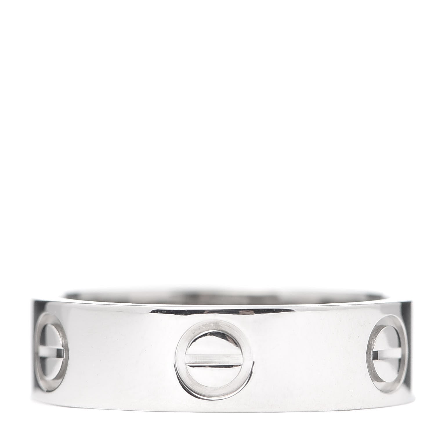 Cartier Platinum 5.5mm LOVE Ring 55 7.25 3 of 7