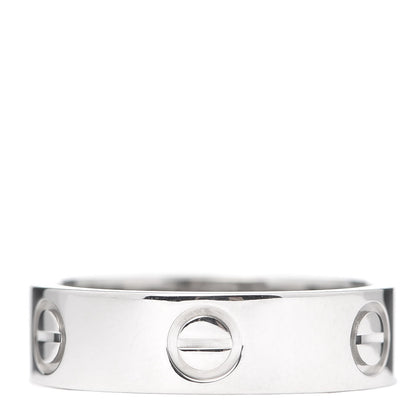 Cartier Platinum 5.5mm LOVE Ring 55 7.25 3 of 7