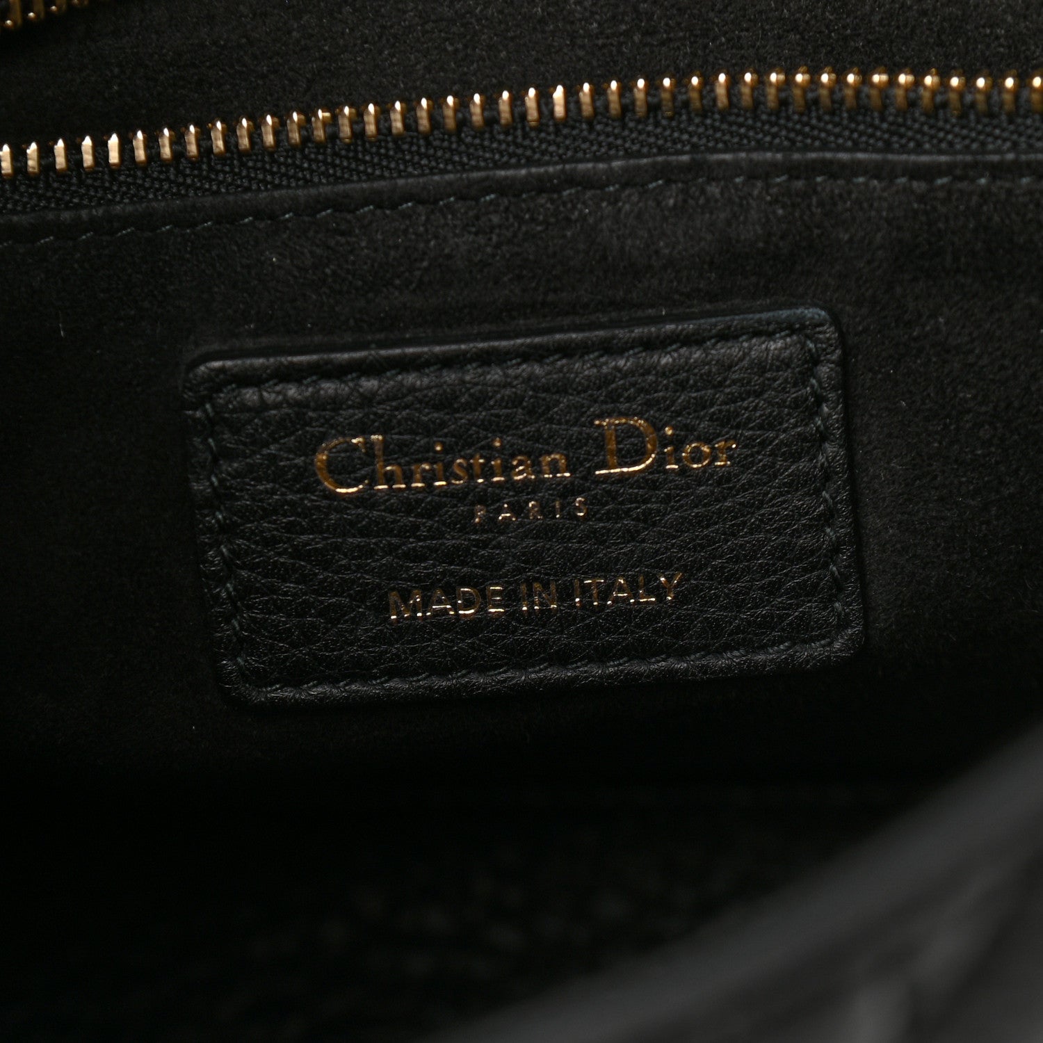 Christian Dior Grained Calfskin Cannage Medium Supple Lady Dior Black 6 of 9
