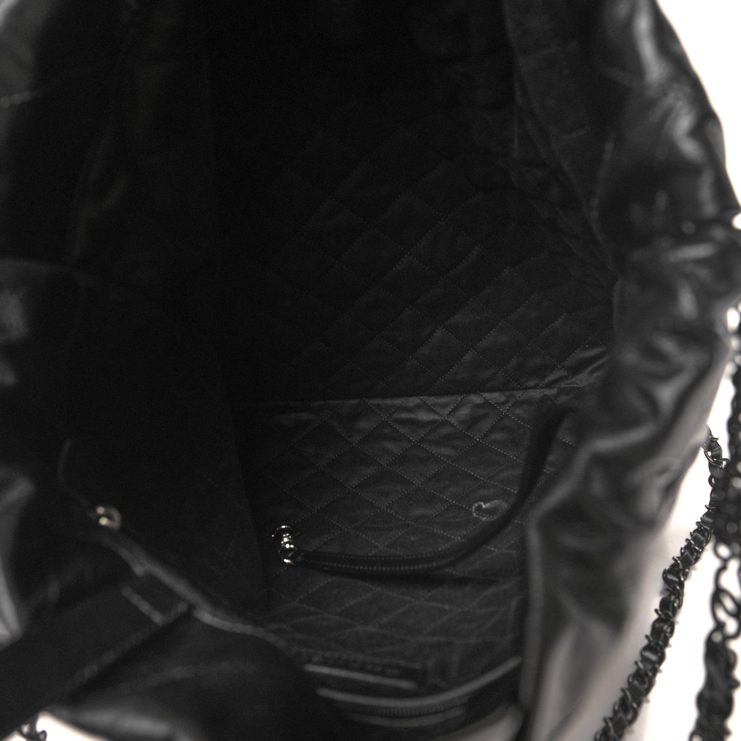 Chanel Shiny Calfskin Quilted Chanel 22 Backpack So Black 5 of 11