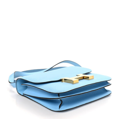 Hermes Epsom Constance 18 Celeste 5 of 13