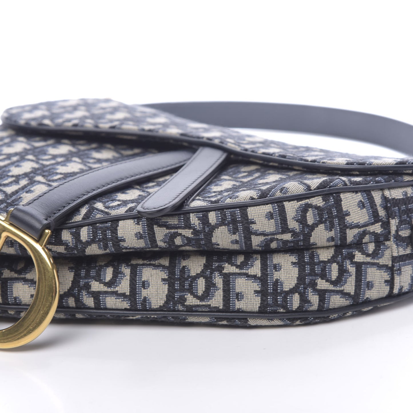 Oblique Saddle Bag Blue