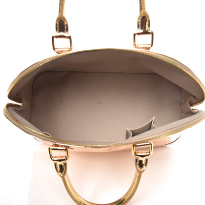 Louis Vuitton Monogram Miroir Alma MM Gold 5 of 9