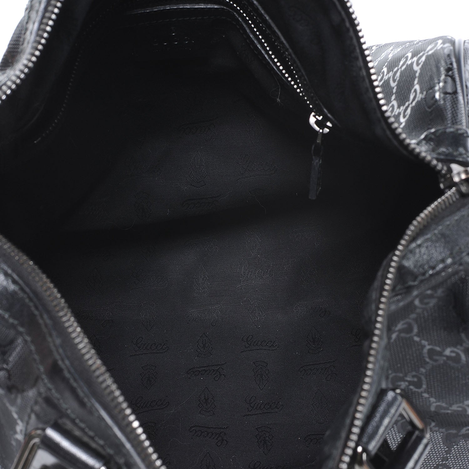 Gucci Imprime Monogram Medium Joy Stud Boston Black 6 of 8