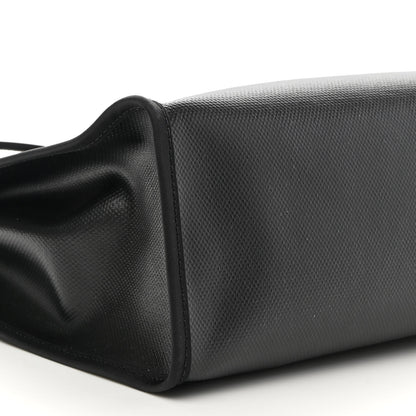 Hermes Toile H Berline Vache Hunter Herbag Zip PM 31 Black Ecru 9 of 10