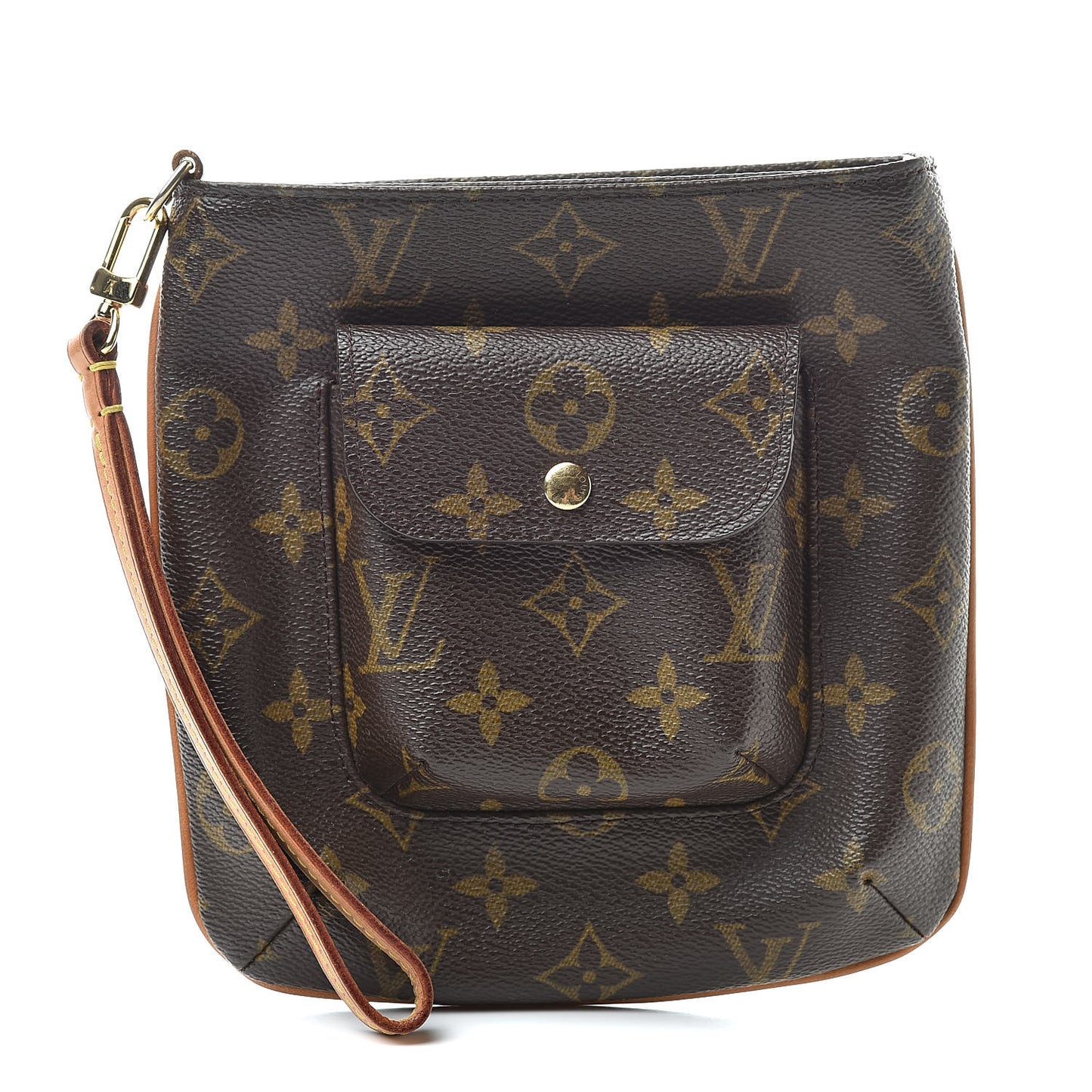 Monogram Partition Wristlet