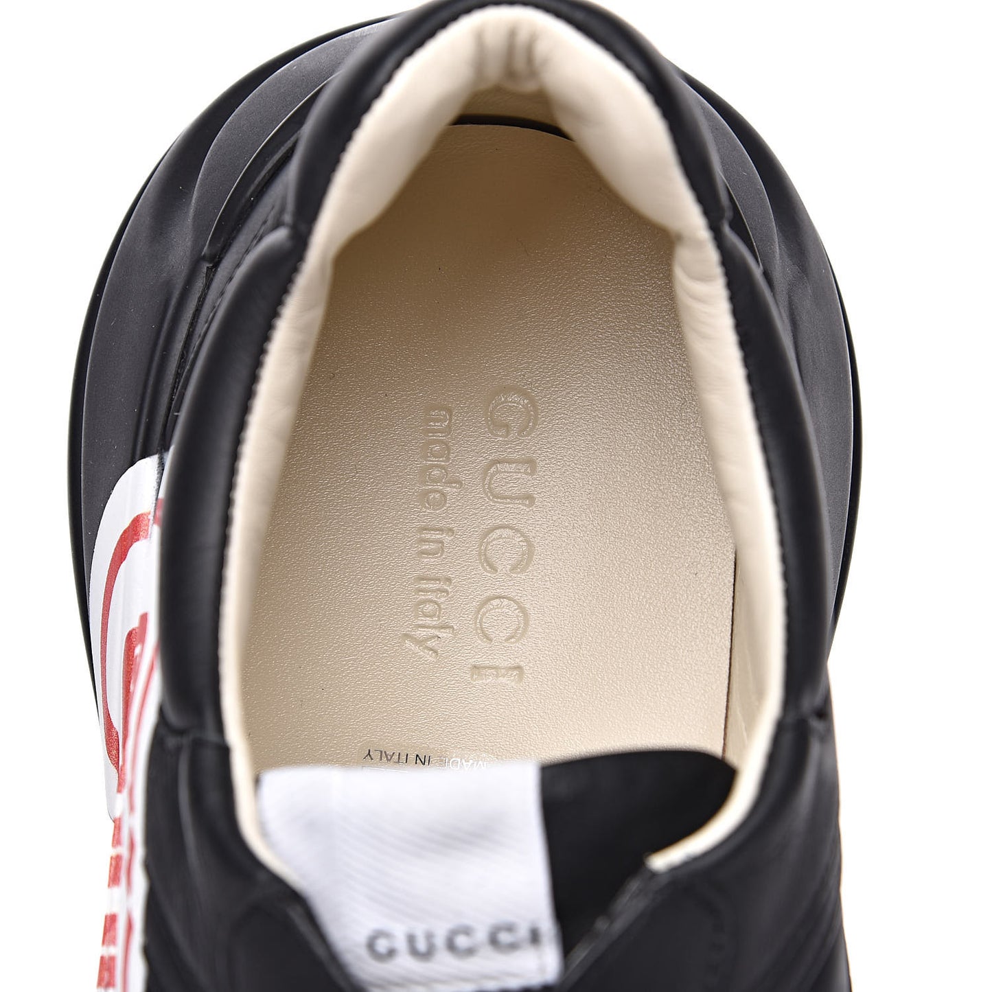 X SEGA Calfskin Logo Mens Rhyton Sneakers 12.5 Black