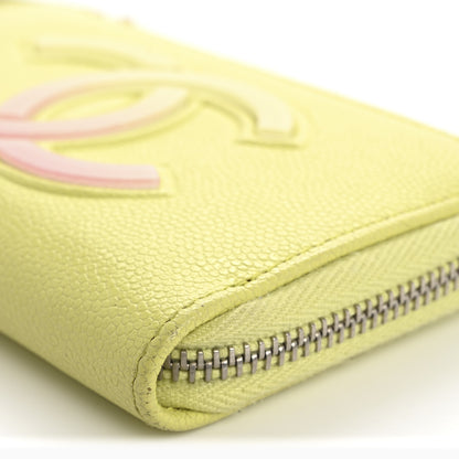 Chanel Caviar Key Holder Case Light Pink Light Green 12 of 13